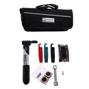 16 in 1 Multi-Function Bike Bicycle Cycling Mechanic Repair Tool Kit with Tire Pry Bars Wrench Pump