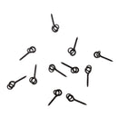 10Pcs Bait Screws with Ring Pegs for Pop Up Bollies, Soft Baits, Carp Tackle