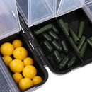 189Pcs Fishing Accessories Tackle Kit Including Worm Lures Hooks Swivels Snaps Stoppers Beads Assortment Kit