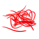 20Pcs Fishing Soft Lure Earthworm Bait with Red Artificial Rubber , Plastic Soft Earthworm Bait for Freshwater and Saltwater Species