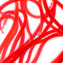 20Pcs Fishing Soft Lure Earthworm Bait with Red Artificial Rubber , Plastic Soft Earthworm Bait for Freshwater and Saltwater Species