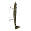 30cm/170g Big Size Simulate Fish Lure Deep Sea Fishing Lures 3D Eyes & Fins Artificial Soft Swimbaits