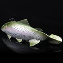 30cm/170g Big Size Simulate Fish Lure Deep Sea Fishing Lures 3D Eyes & Fins Artificial Soft Swimbaits