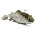 30cm/170g Big Size Simulate Fish Lure Deep Sea Fishing Lures 3D Eyes & Fins Artificial Soft Swimbaits