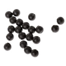 20 Pieces 5mm Rubber Fishing Beads Lure Fishing Tackle Lightweight and Convenient to Use