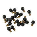 20 Pieces Fishing Buffer Beads Carp Fishing Rig Tackle Rubber Nontoxic and Safe to Use