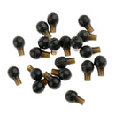 20 Pieces Fishing Buffer Beads Carp Fishing Rig Tackle Rubber Nontoxic and Safe to Use