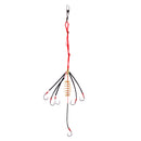 4pcs Explosive Fishing Hook Multi Sharpened Hooks Tackle Strong Bait Ice Sea