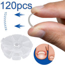 120pcs Pedicure Ingrown Toenail Straightening Clip Sticker Brace