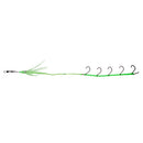Swivel String Fishing Hook Luminous 3D Eyes Squid Skirt Fishing Beads Lures