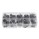 80pcs Stainless Steel Fishing Rod Tip Ring Eye Guide Repair Set Kit with Box
