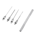 5 in 1 Combo Baiting Needle, Set Carp Fishing Rigging Bait Needle,Fishing Tackle Kit Tool Drill Bait Needle
