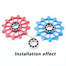 Bike Rear Guide Wheel Bearing Ceramic Bearing Bicycle Wheel Guide Pulley Bicycle Components & Parts