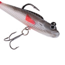 4Pcs Jig Lead Heads Soft Plastic Fishing Lures Sea Fishing Cod Pollack Bass Jewfish Snakehead Tackle Hooks
