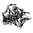 120pcs Fishing Safety Lead Clips with Soft Tail Rubber Tube Terminal Tackle