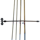 Fishing Rod Tamer Strap Belt Holder Saver Deck Mount Connector Pole Rack, Holds up to 4 - 5 fishing rods
