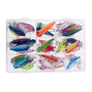 43pcs/Set Colorful Hard Fishing Lures Crankbait Artificial Baits with Hooks