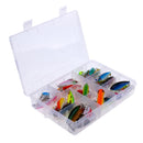 43pcs/Set Colorful Hard Fishing Lures Crankbait Artificial Baits with Hooks
