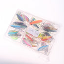 43pcs/Set Colorful Hard Fishing Lures Crankbait Artificial Baits with Hooks