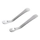 2 Pieces Bicycle Bike Tire Levers Iron Tool with Curved Spoon End Tire Changing Accessory