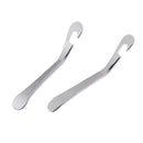 2 Pieces Bicycle Bike Tire Levers Iron Tool with Curved Spoon End Tire Changing Accessory