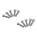 10Pcs M5 Stainless Steel Bike Bicycle Water Bottle Cage Bolts Holder Screws Handlebar Frame Fixing Screws