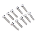 10Pcs M5 Stainless Steel Bike Bicycle Water Bottle Cage Bolts Holder Screws Handlebar Frame Fixing Screws