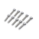 10Pcs M5 Stainless Steel Bike Bicycle Water Bottle Cage Bolts Holder Screws Handlebar Frame Fixing Screws