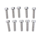 10Pcs M5 Stainless Steel Bike Bicycle Water Bottle Cage Bolts Holder Screws Handlebar Frame Fixing Screws