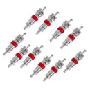 10Pcs Bike Inner Tube Valve Core Schrader Removable Bicycle Tire Valve Cores