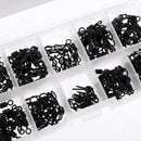 200Pcs Carp Fishing Accessories Rolling Swivels,Quick Change Swivel,Snap Set