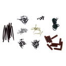 81Pcs/Set Carp Fishing Accessories Kit Swivels Snap Terminal Tackle with Box