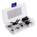 71Pcs/Set Carp Fishing Accessories Kit Swivels/Snaps/Rig Tube/Line Aligner Terminal Tackle with Box