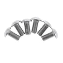 6pcs M5 x 10mm Bike Disk Brake Rotor Bolts Cycling Parts, T25 Head Screws