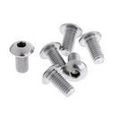 6pcs M5 x 10mm Bike Disk Brake Rotor Bolts Cycling Parts, T25 Head Screws