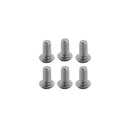 6pcs M5 x 10mm Bike Disk Brake Rotor Bolts Cycling Parts, T25 Head Screws