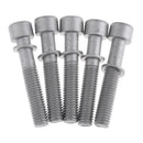 5Pcs Bicycle Stem Screw Allen Hex Tapered Bolts Screw for Bicycle Stem Pack