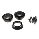 Black Threadless Headset 1 1/8" (28.6mm) 34mm Cups for Mountain Road Bike