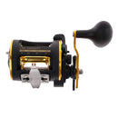 Trolling Saltwater Fishing Reel + Counter 3BB 22lbs Boat Fishing Drum Reels