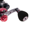CNC Metal Fly Fishing Reel Right Handle Ice Reel Fishing Raft Wheel Tackle