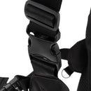 Waterproof Fishing Tackle Bag Pockets Waist Shoulder Reel Lure Bags Black