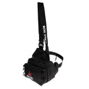 Waterproof Fishing Tackle Bag Pockets Waist Shoulder Reel Lure Bags Black