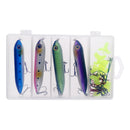 27Pcs Fishing Lures Kit Casting Pencil Lures Hard Baits Swivels with Snap