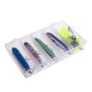 27Pcs Fishing Lures Kit Casting Pencil Lures Hard Baits Swivels with Snap