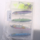 27Pcs Fishing Lures Kit Casting Pencil Lures Hard Baits Swivels with Snap