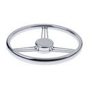 13'' Boat Marine Yacht Stainless Steering Wheel for Boat Marine Yacht - Silver