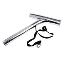 Stainless Steel Outrigger Boat Fishing Rod Holder Pole Rest Tube with Strap