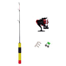 Ice Fishing Rod Kit, Fishing Rod and Spinning Reel Combo, Floats, Soft Lures, Bite Alarms