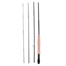 2.1m Fly Fishing Rod Medium Fast Action 4 Pieces Carbon Fly Rod Travel Fishing Tackle