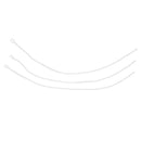 lot 3pcs Polyester Braided Fly Fishing Line Leader Loop Connectors 30 lb